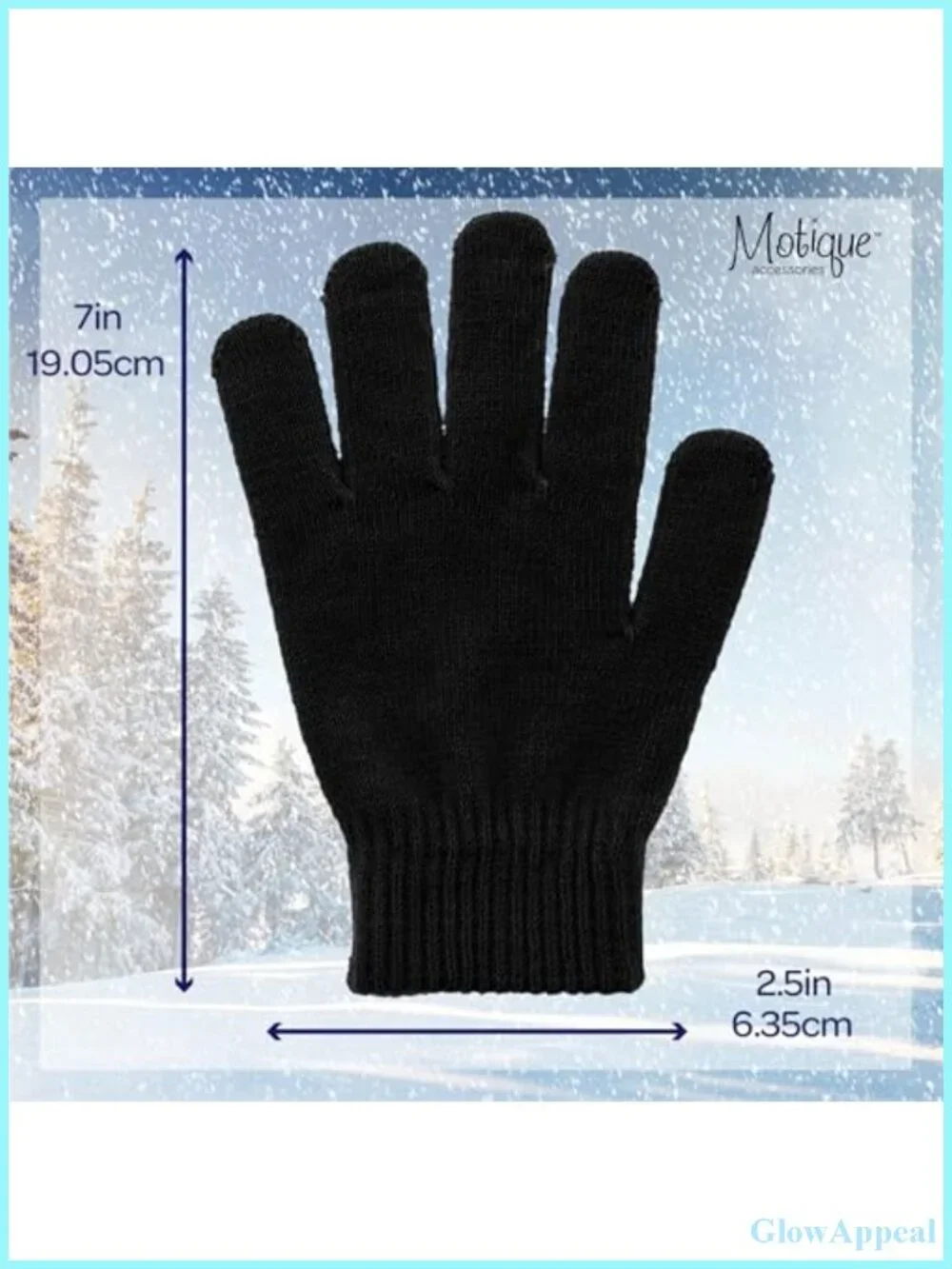 Magic Knit Gloves for Women Stretch Warm Winter Gloves